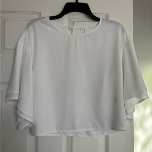 Leith White Women's Top